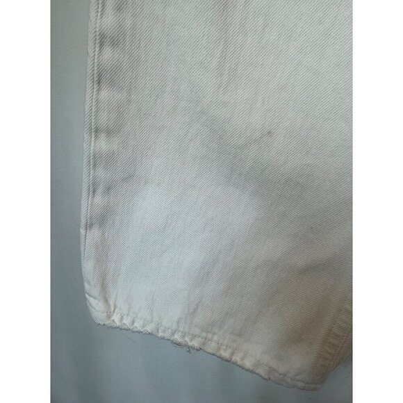 Citizens of Humanity Jeans Women 28 White Distressed Eva Relaxed Baggy Straight‎ - Picture 8 of 13